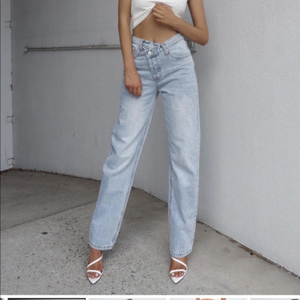 Princess Polly crossover jeans
